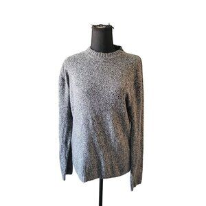 J Crew Marled Merino Wool  Long Sleeve Crew Neck Lightweight Sweater Size S